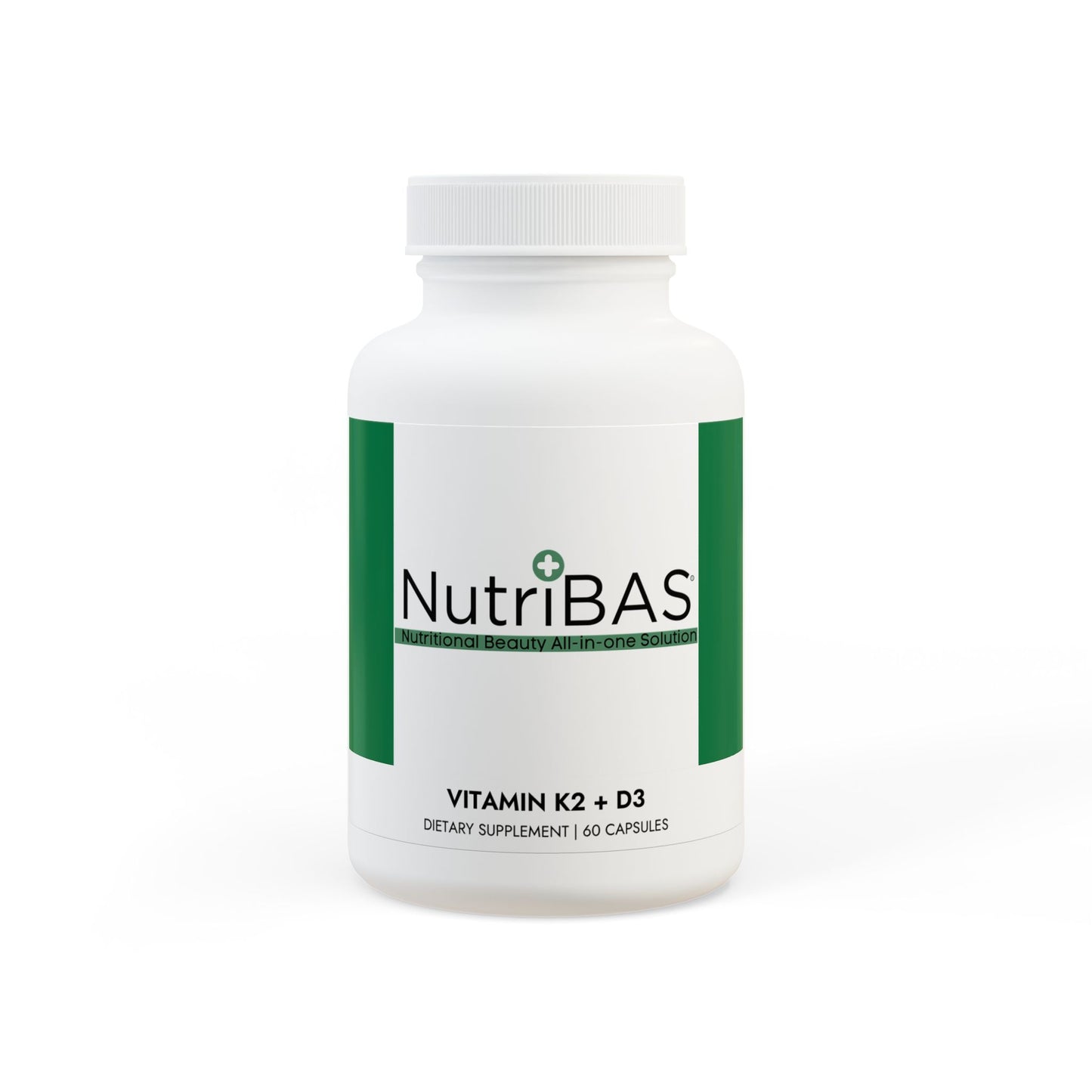 Vitamin K2 + D3 Supplement (60 Capsules)