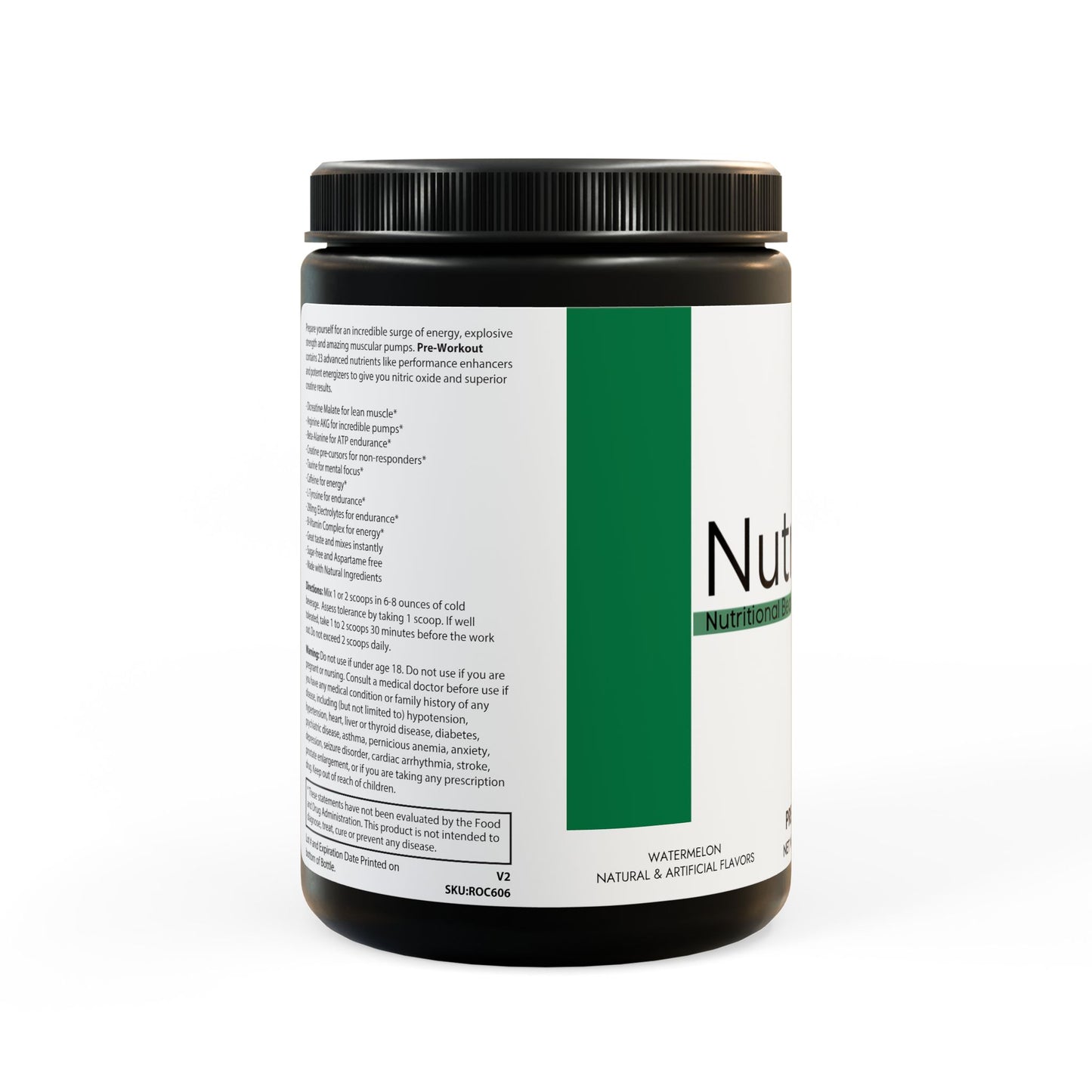 Pre-Workout Supplement, Watermelon (300g, 10.58oz)