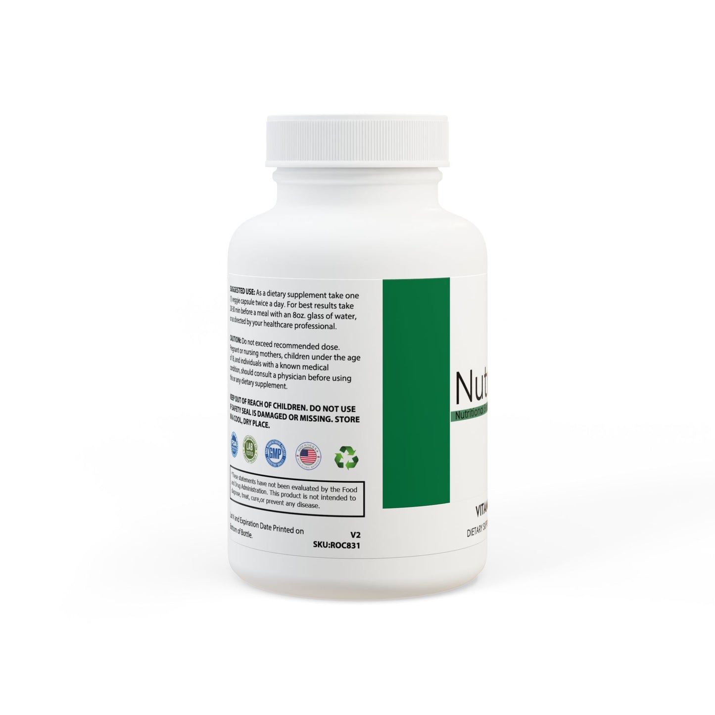 Vitamin K2 + D3 Supplement (60 Capsules)