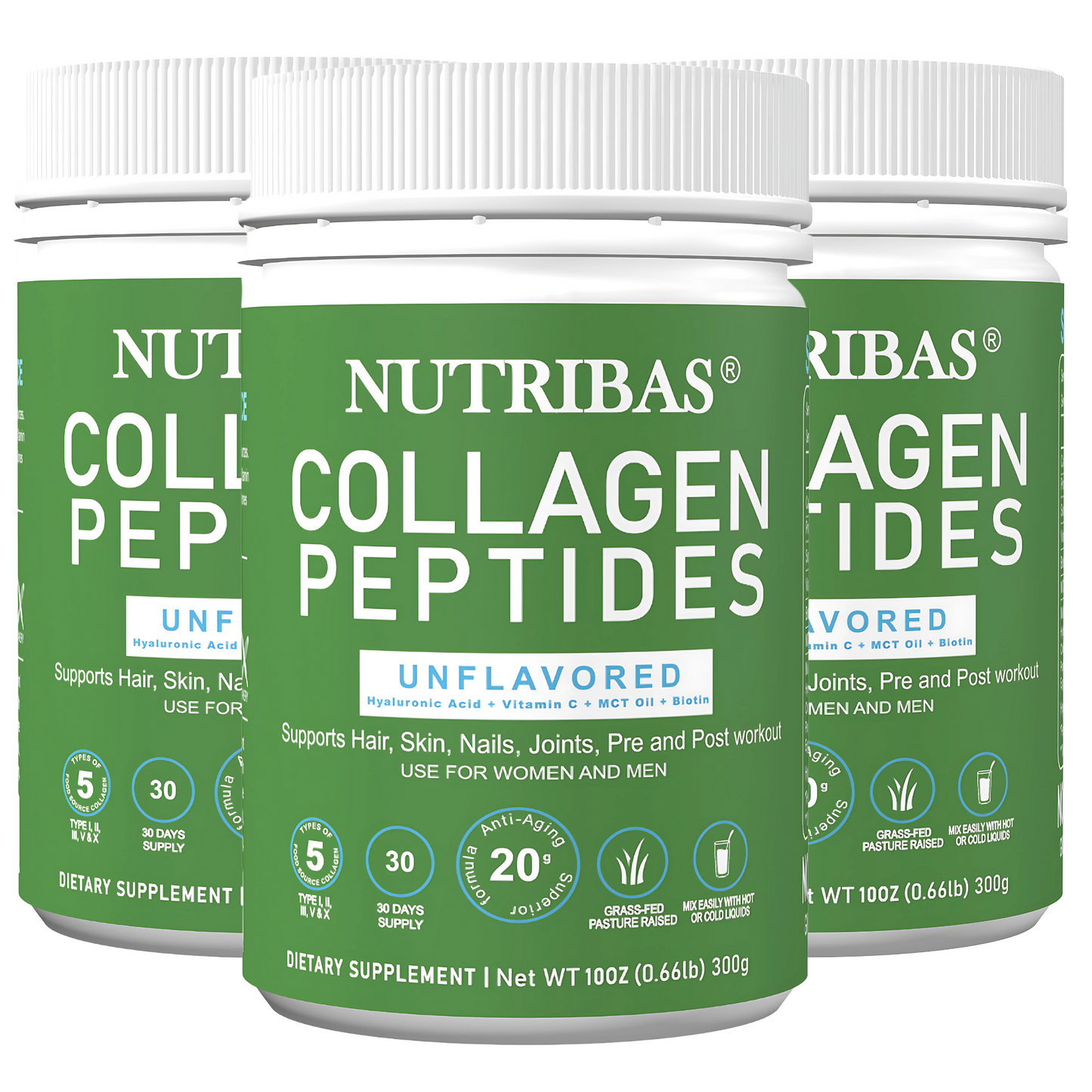 collagen peptides unflavored trio pack