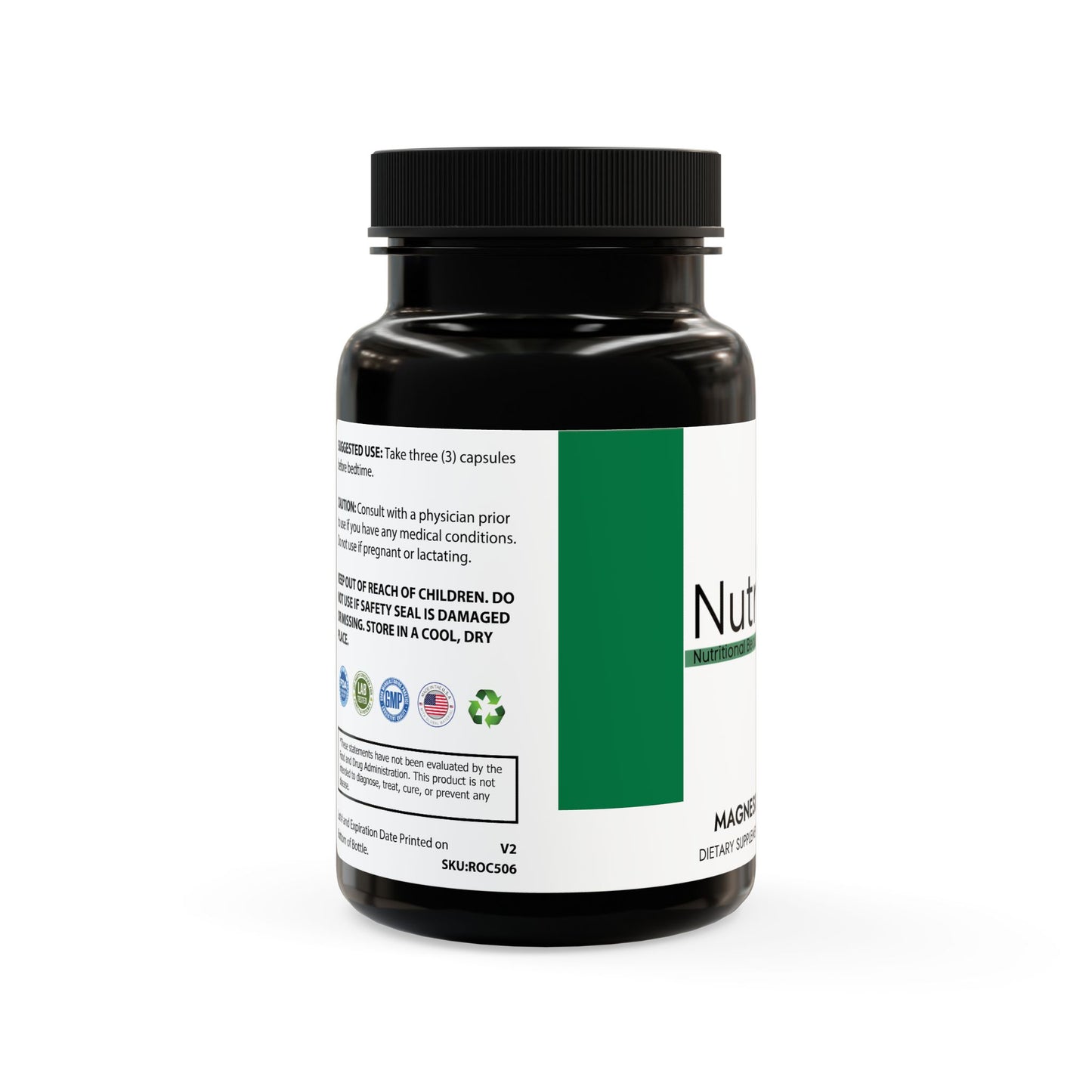 Magnesium Zinc Supplement (90 Capsules)