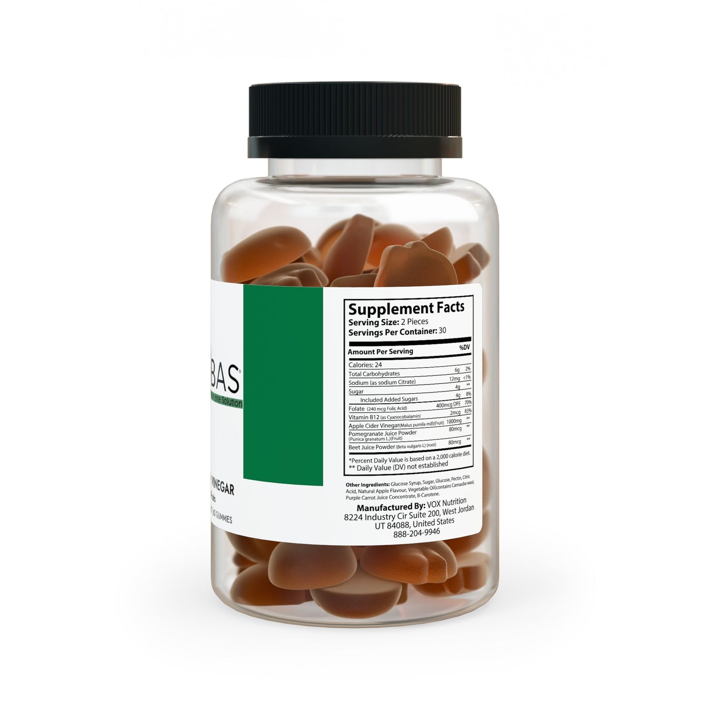 Apple Cider Vinegar Gummies (60 Gummies)