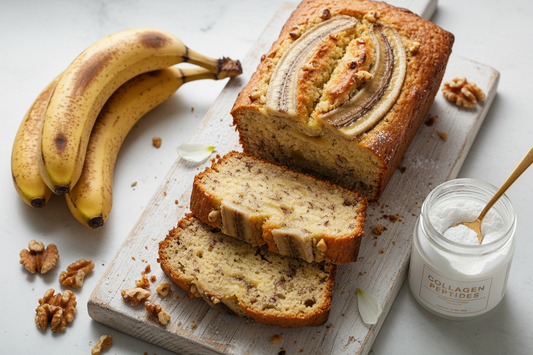 Collagen Banana Bread Recipe (Gluten-Free Option)