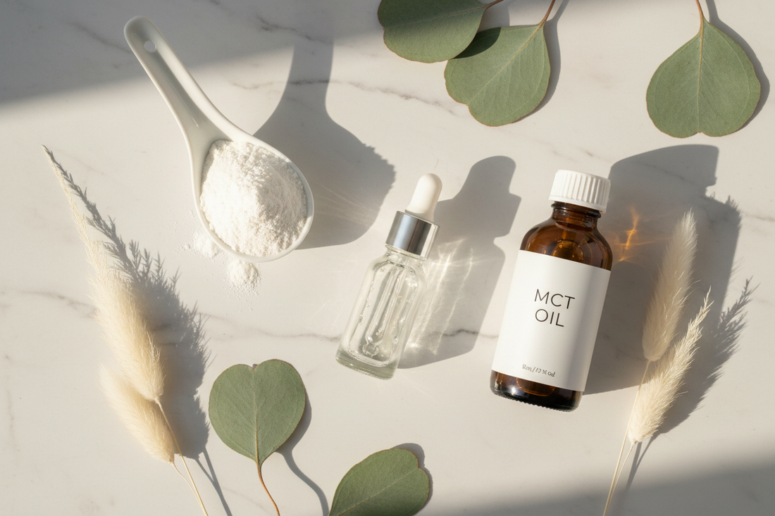 Collagen Powder, Hyaluronic Acid & MCT Oil: Hydration Meets Energy