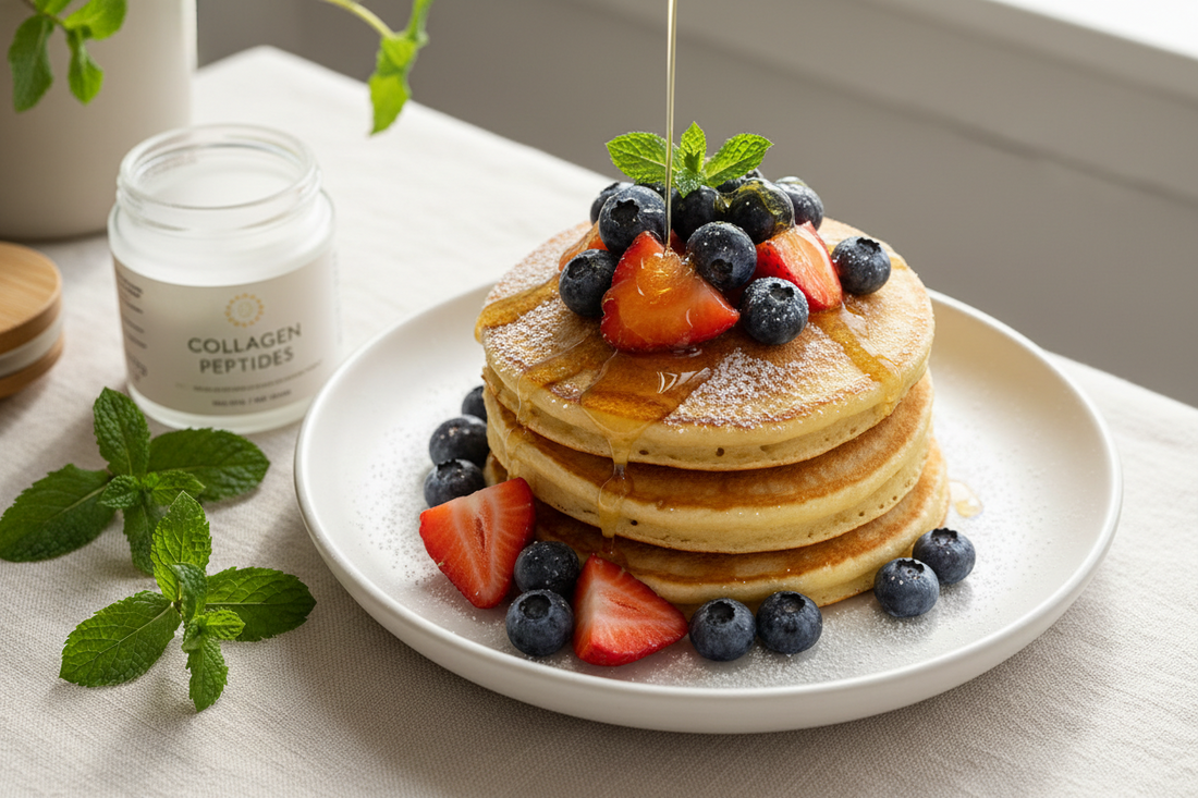 Collagen Protein Pancakes Recipe (Fluffy & High-Protein)