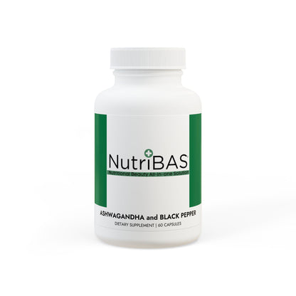 Ashwagandha and Black Pepper Supplement (60 capsules)