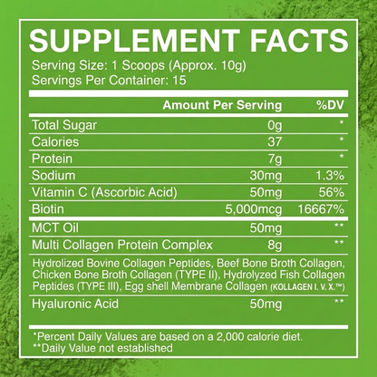 Hydrolyzed Multi Collagen Unflavored, 450g
