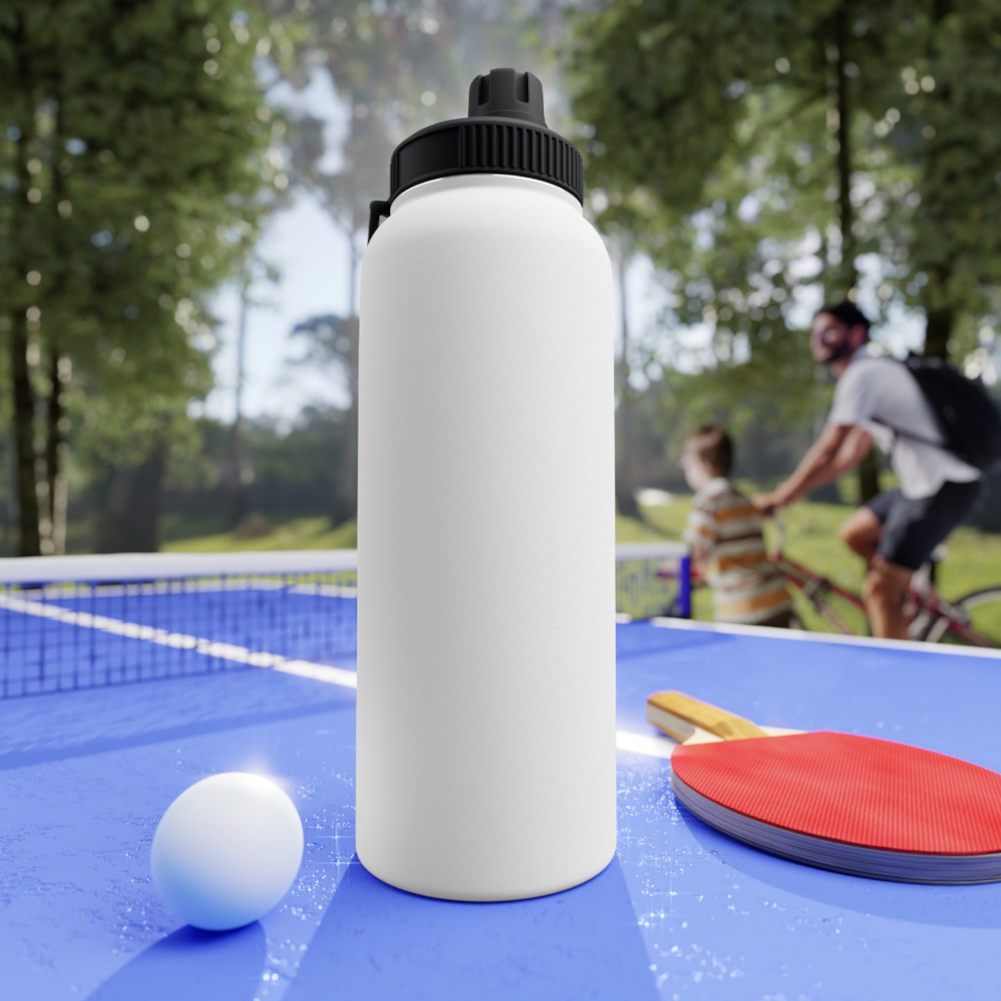 Stainless Steel Water Bottle with Sports Lid