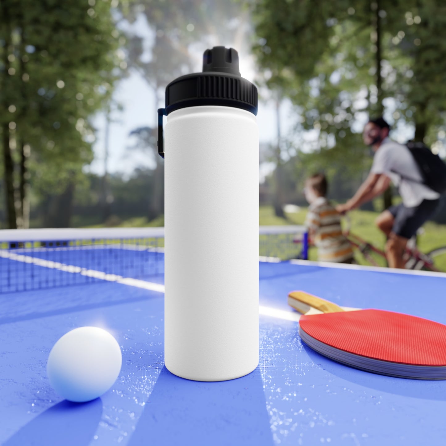 Stainless Steel Water Bottle with Sports Lid