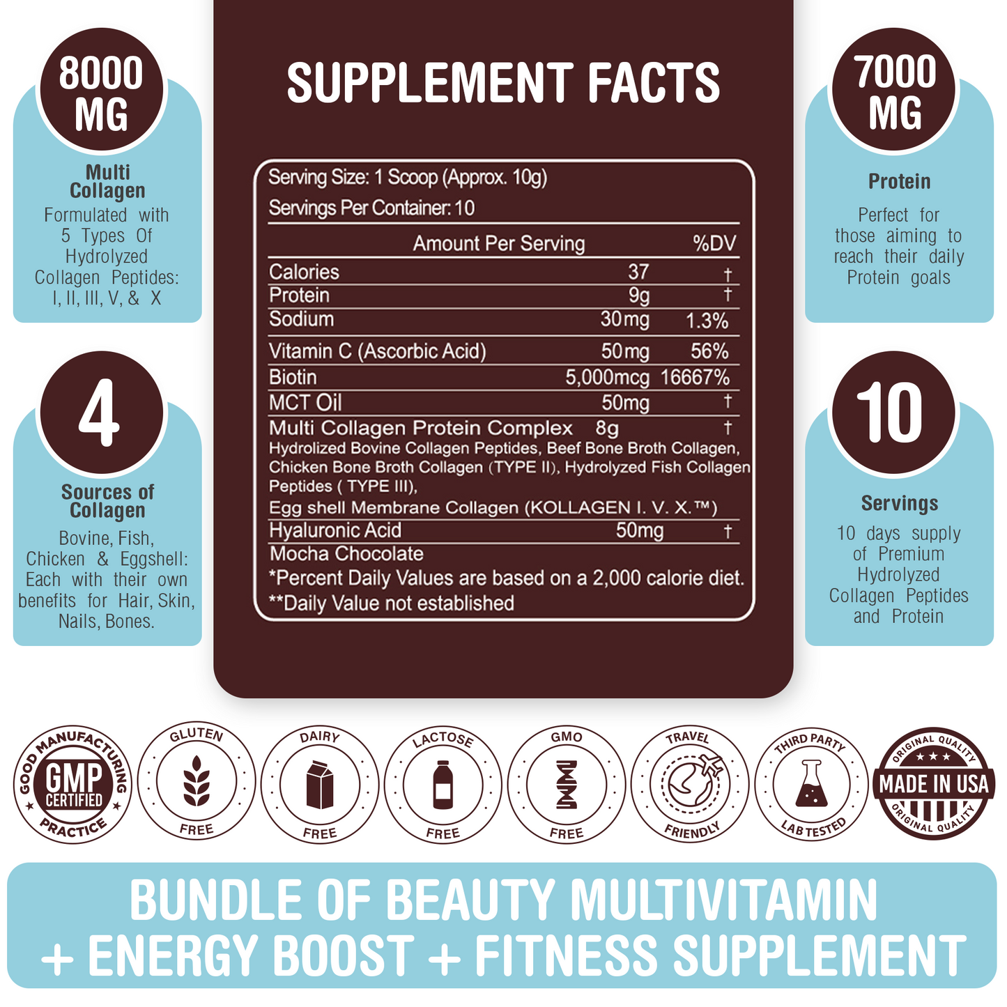 Multi Collagen Powder Hydrolyzed - Bundle