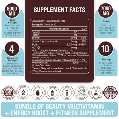 Multi Collagen Powder Hydrolyzed - Bundle