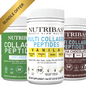 Multi Collagen Peptides, Chocolate and Unflavored and Vanilla Bundle