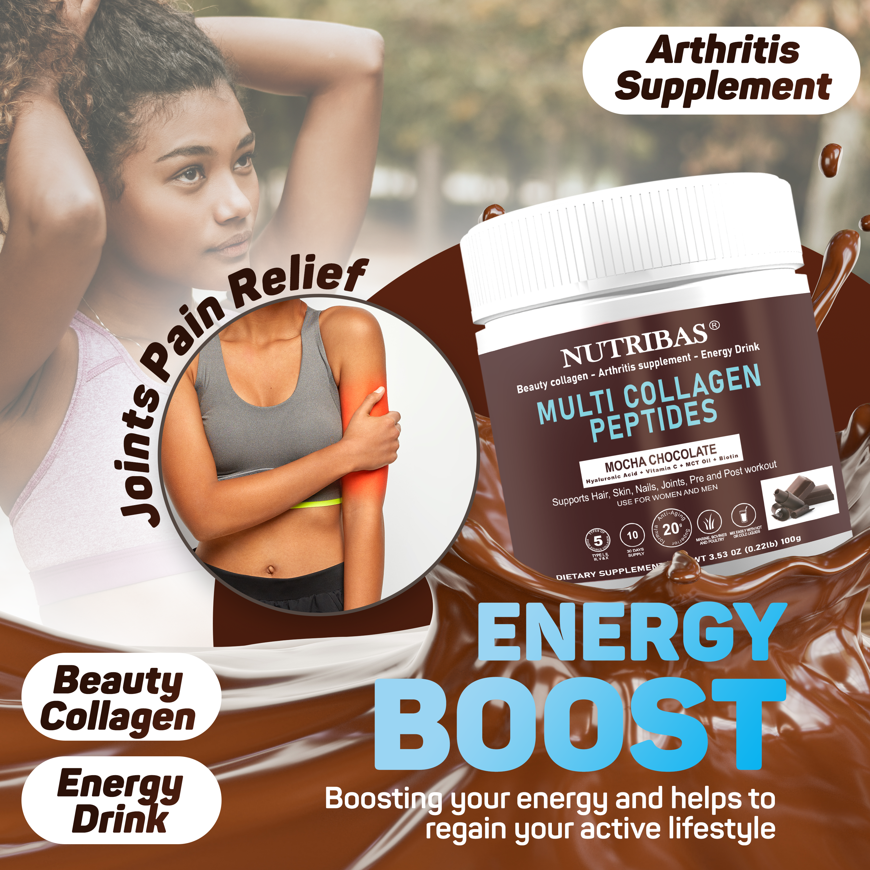 collagen peptides powder chocolate