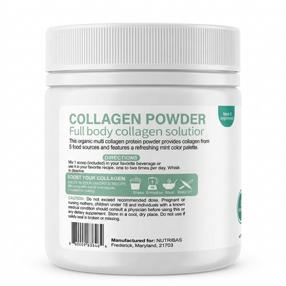 Hydrolyzed Multi Collagen Mint, 100g