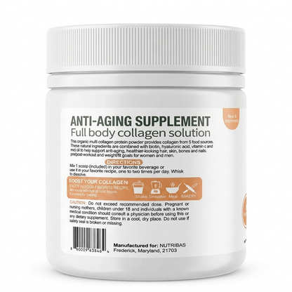 Hydrolyzed Multi Collagen Mango, 100 g