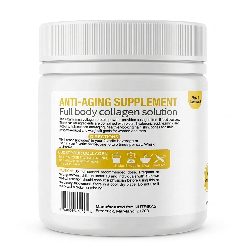 Hydrolyzed Multi Collagen Vanilla, 100 g