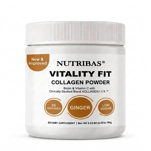 Multi Collagen Peptides Powder – Lemon Ginger, 100g