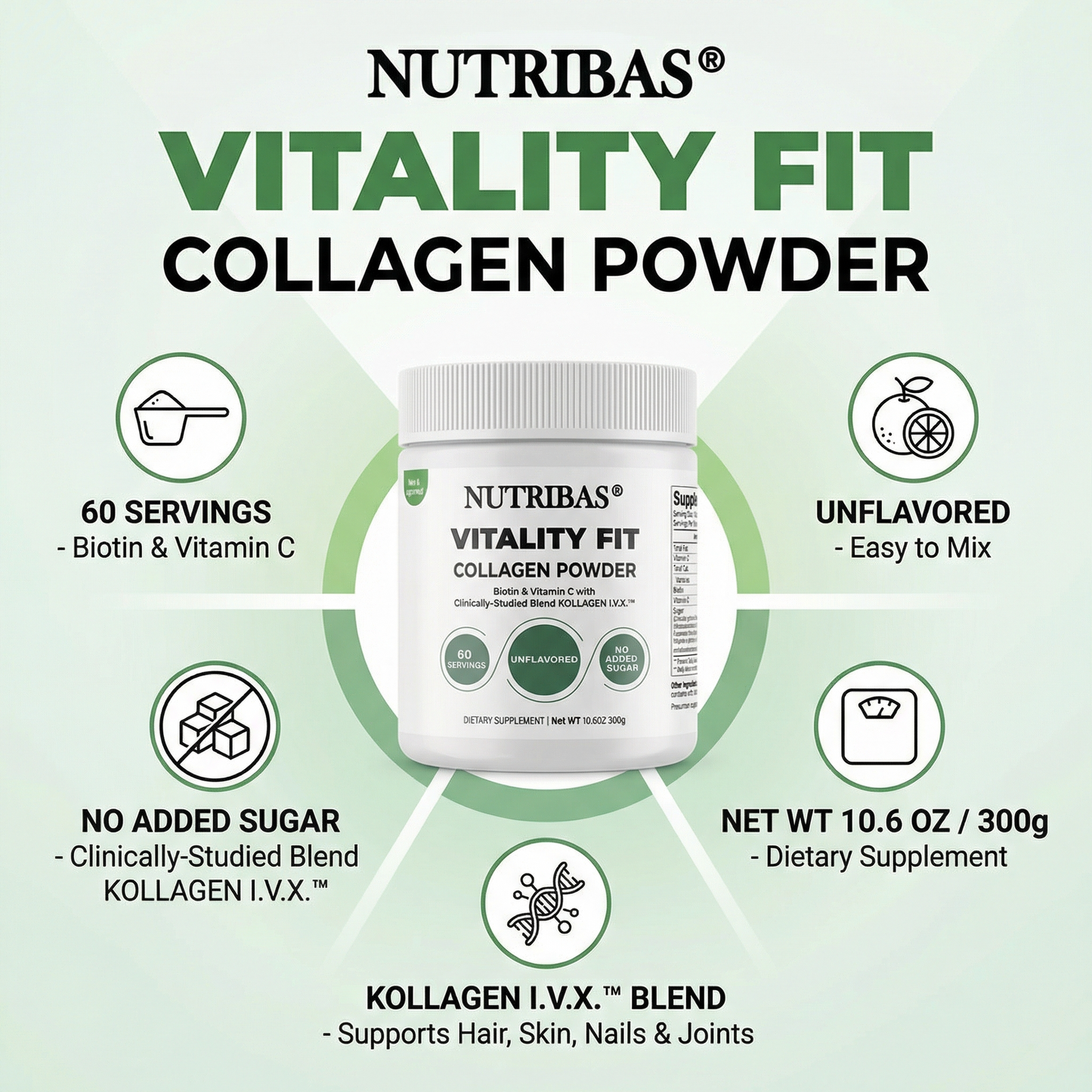 Hydrolyzed Multi Collagen Unflavored, 3000 g