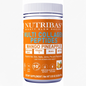 Nutribas Mango Multi Collagen Peptides supplement container with orange label on a white background