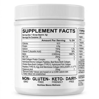 Hydrolyzed Multi Collagen Unflavored, 100 g