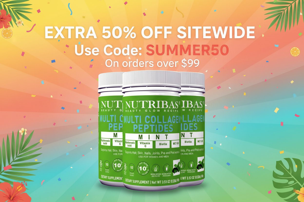 SUMMER50 Colorful Promo Banner