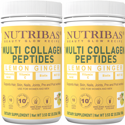 Multi Collagen Powder Hydrolyzed - Lemon Ginger